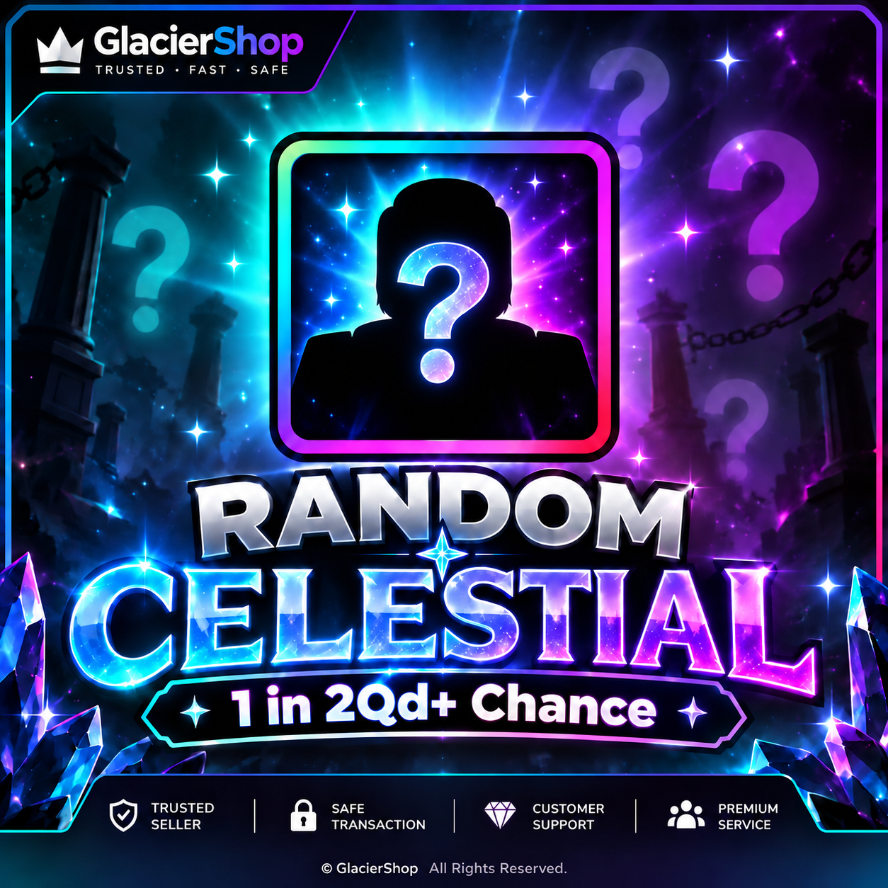 RANDOM CELESTIAL | 1 in 2Qd+ Chance [ Anime Dice ]