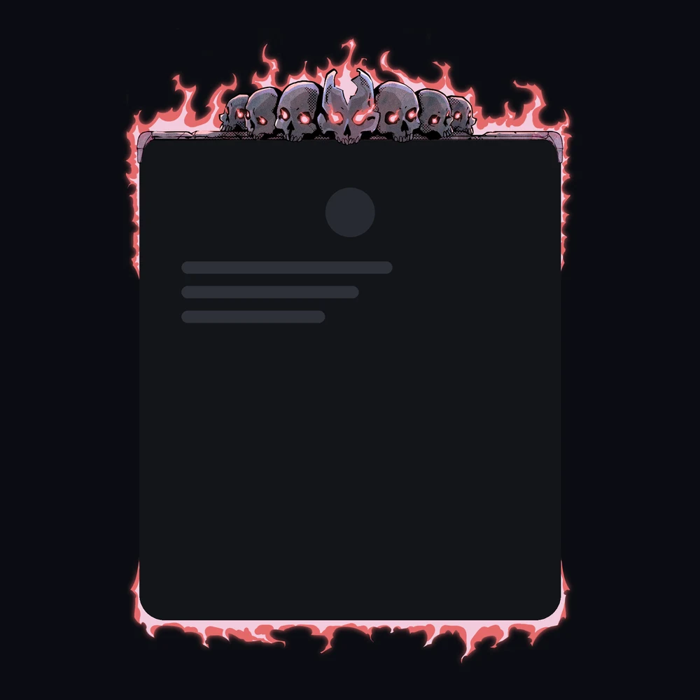 Discord Lord of the Dead (Red) Profile Frame 🎁 | Gift Link | Instant