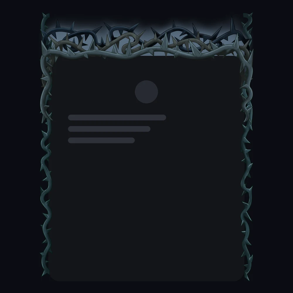 Discord Devil's Thorns Profile Frame 🎁 | Gift Link | Instant