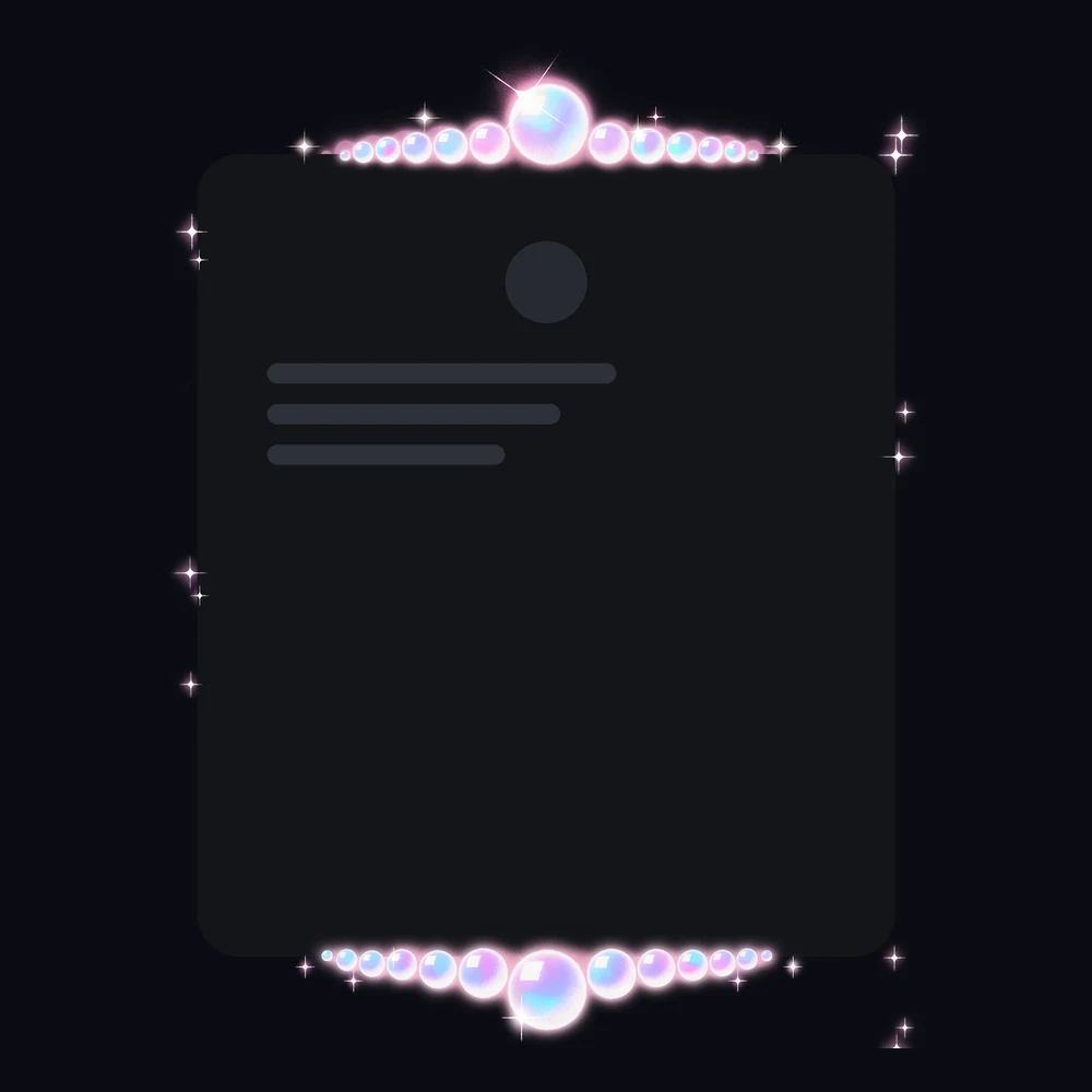 Discord Pearly Pop Profile Frame 🎁 | Gift Link | Instant
