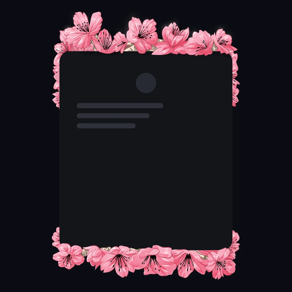 Discord Sakura Spring Profile Frame 🎁 | Gift Link | Instant