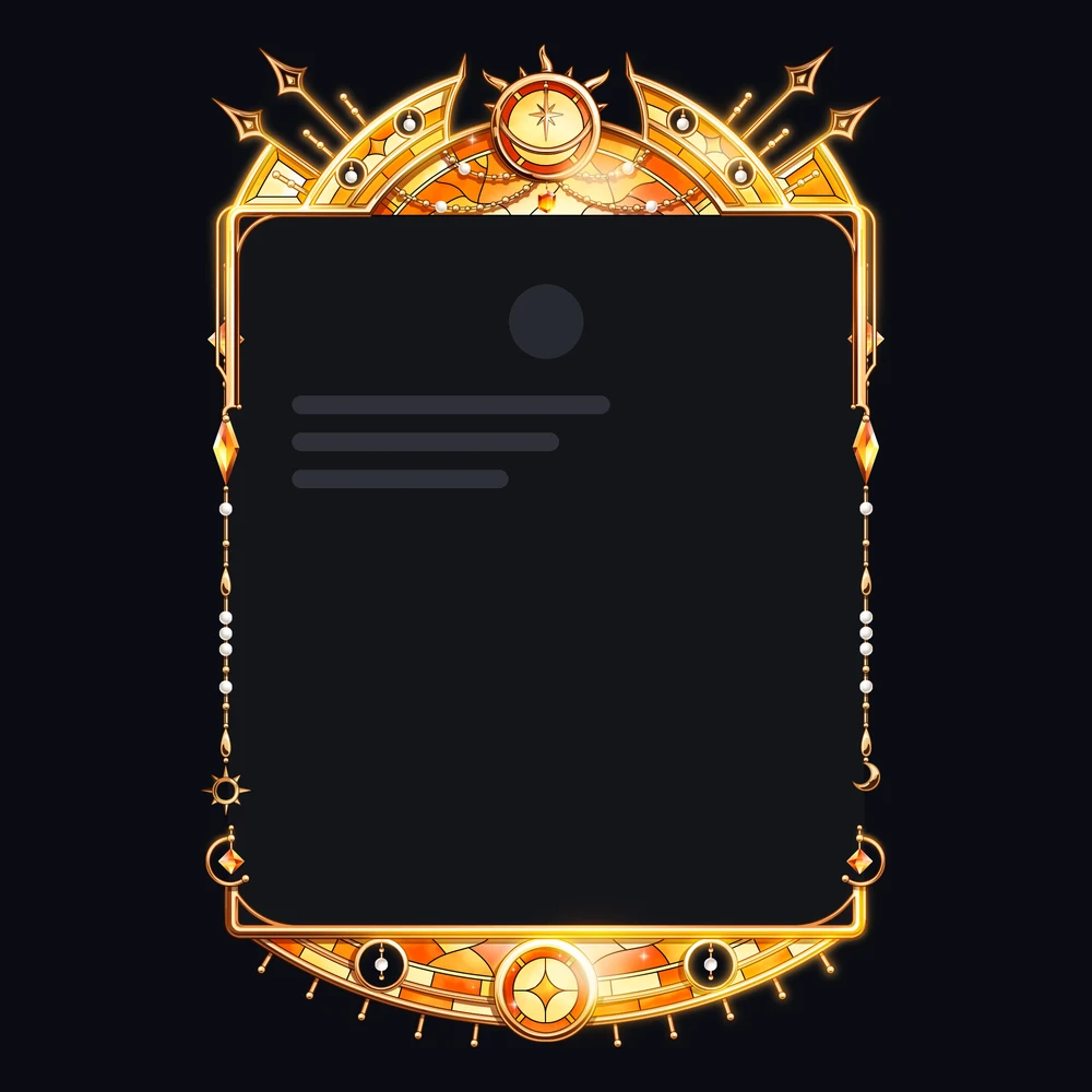 Discord Solar Crown Profile Frame 🎁 | Gift Link | Instant