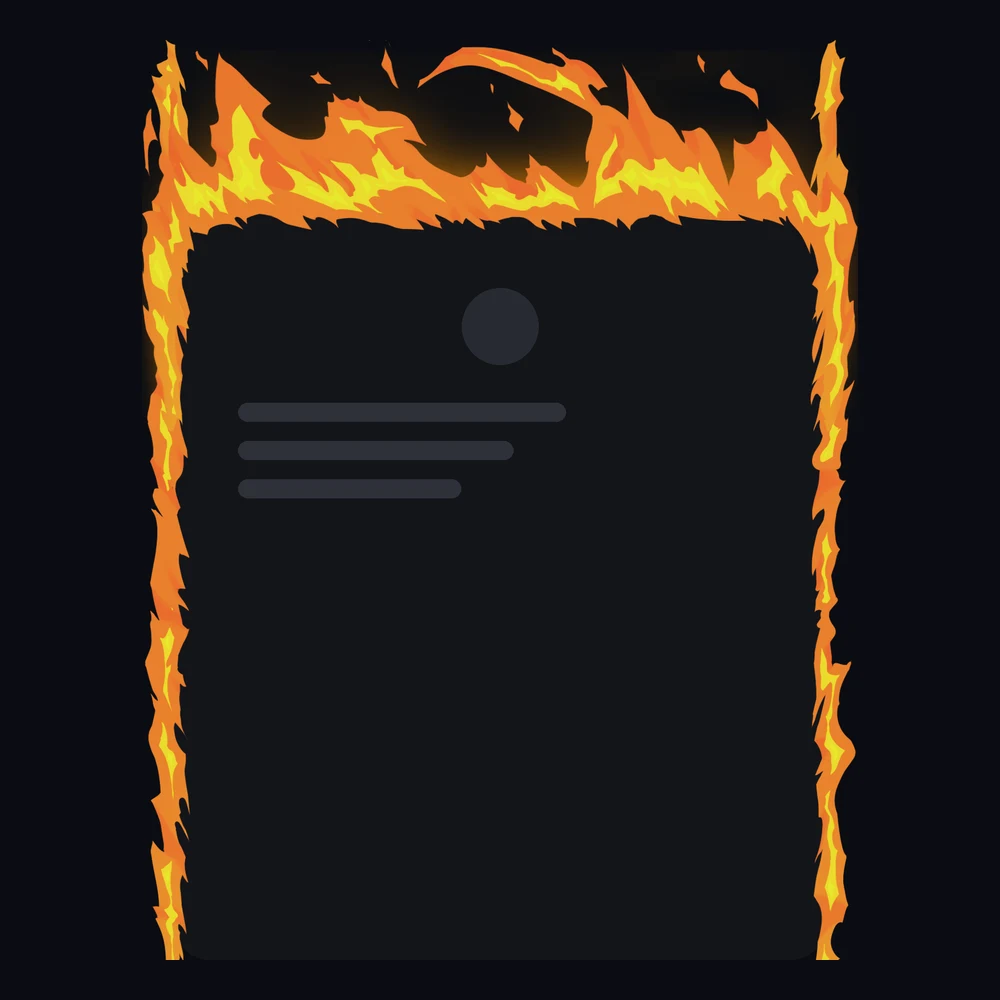 Discord Vengeance (Orange) Profile Frame 🎁 | Gift Link | Instant