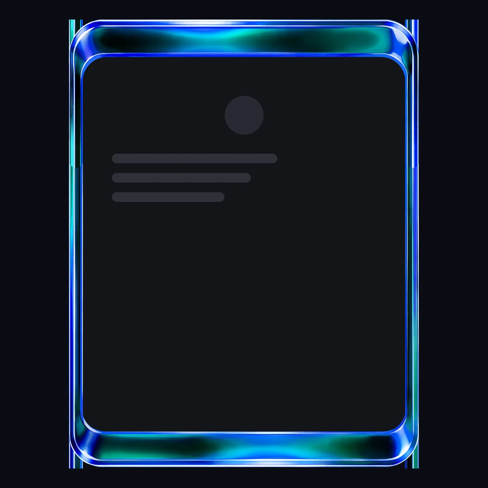 Discord Prism Edge (Blue) Profile Frame 🎁 | Gift Link | Instant