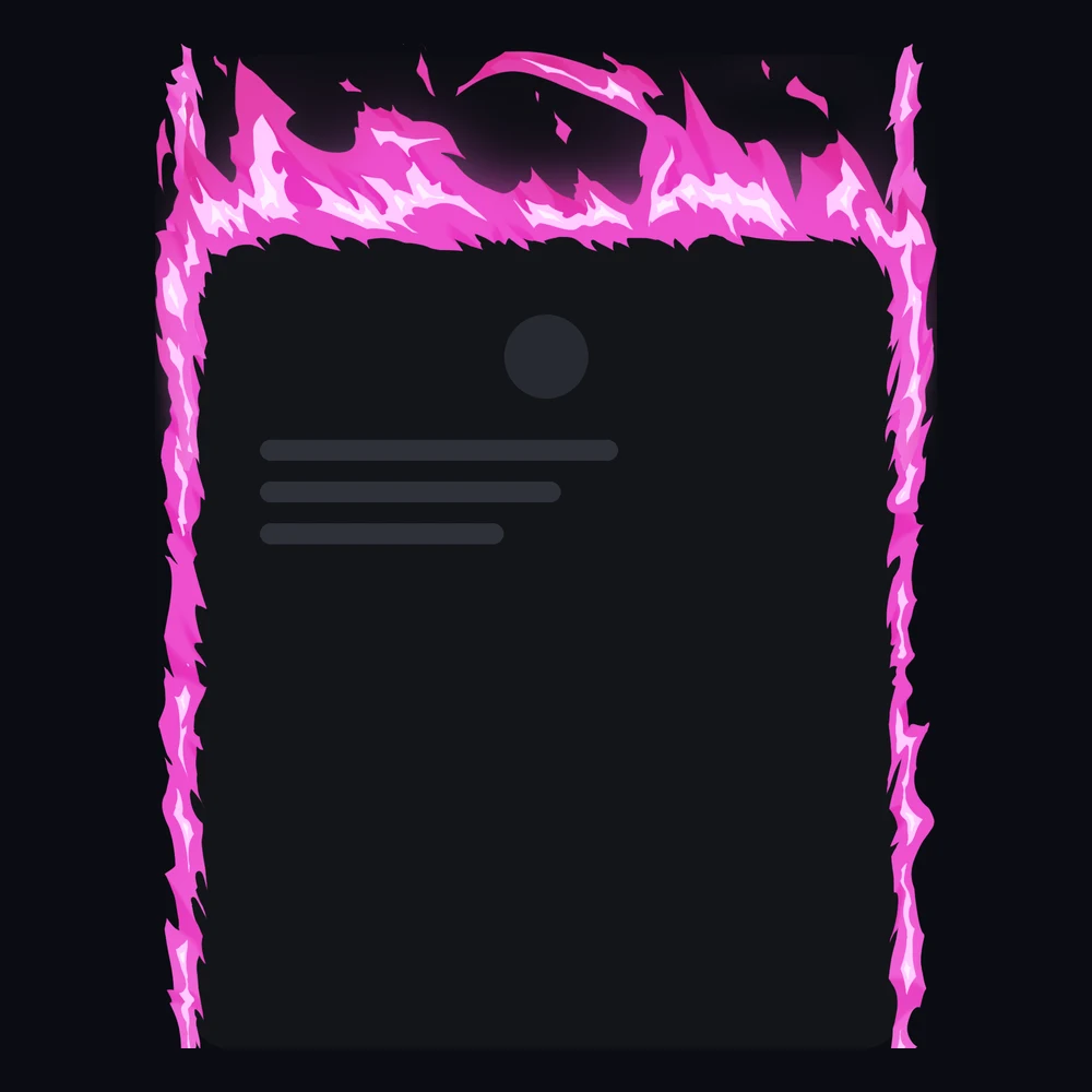 Discord Vengeance (Pink) Profile Frame 🎁 | Gift Link | Instant