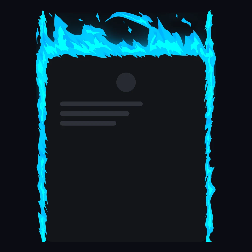 Discord Vengeance (Blue) Profile Frame 🎁 | Gift Link | Instant