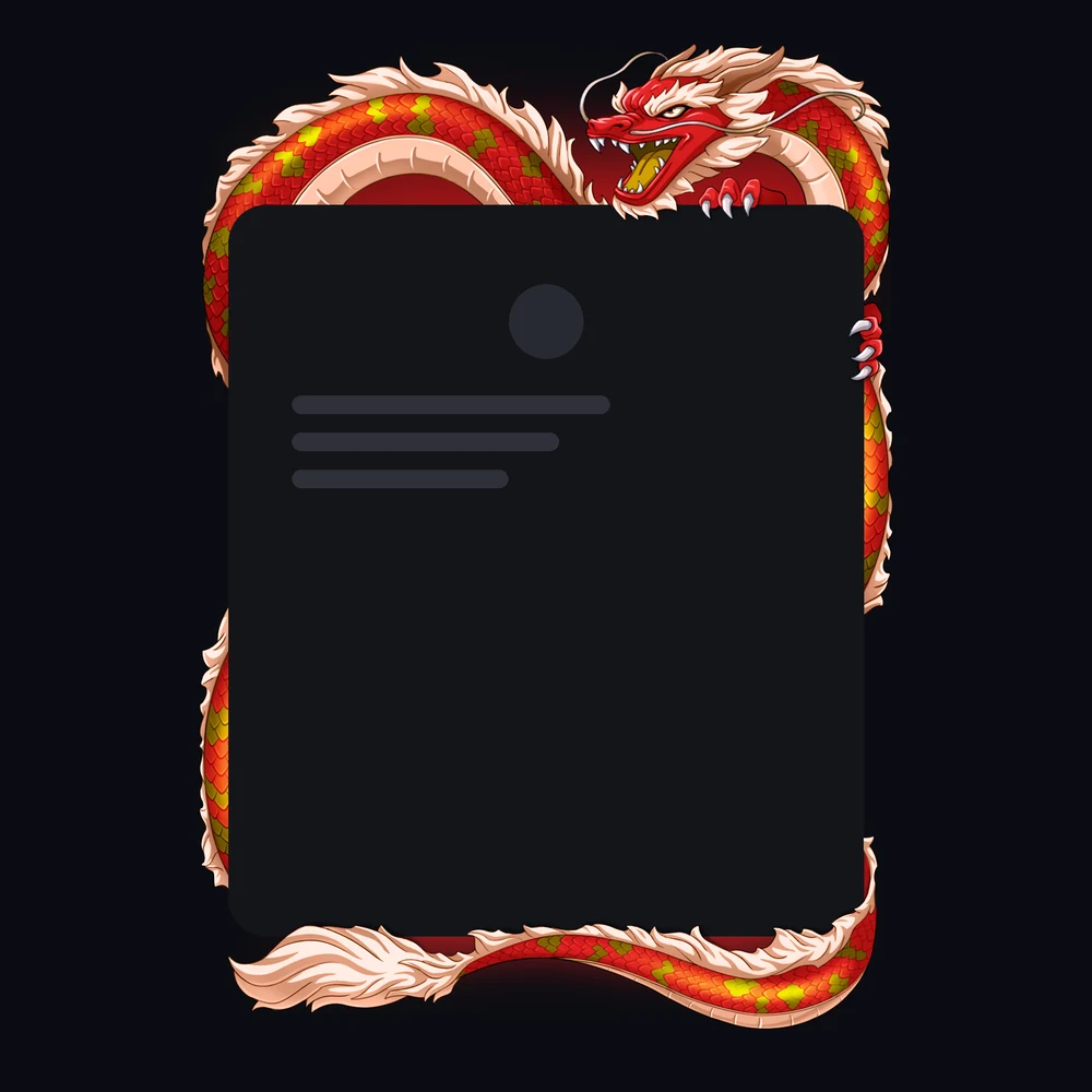 Discord Dragon (Ruby) Profile Frame 🎁 | Gift Link | Instant