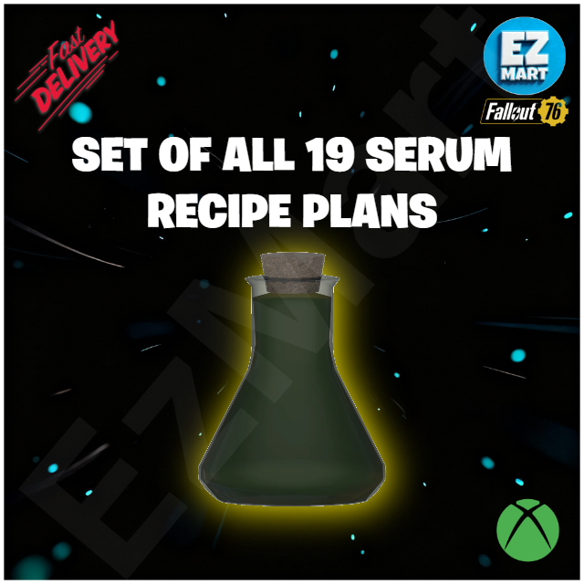 All 19 Mutation Serum Recipes Plans Full Set  [XBOX] Fast Delivery