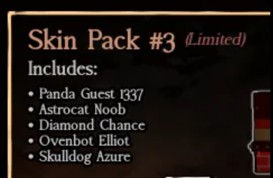 Skin Pack #3 | Forsaken