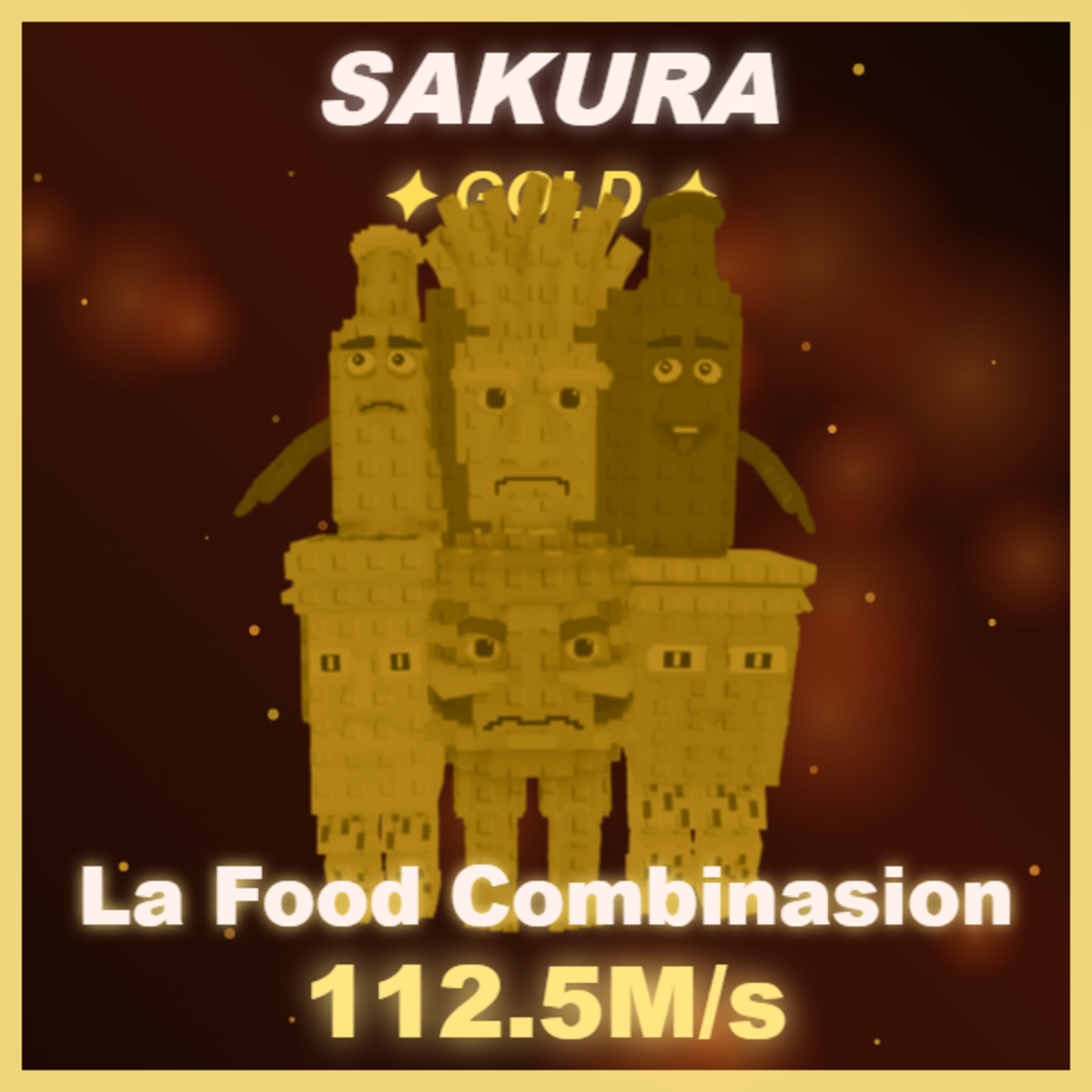 🔥 La Food Combinasion 🔥 112.5M/s 🔥 Gold 🔥
