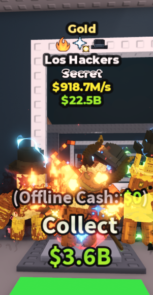GOLD LOS HACKERS 918.7M/S (MATTEO + 2 TRAITS) – STEAL A BRAINROT – FAST DELIVERY & TRUSTED #G7XP2N