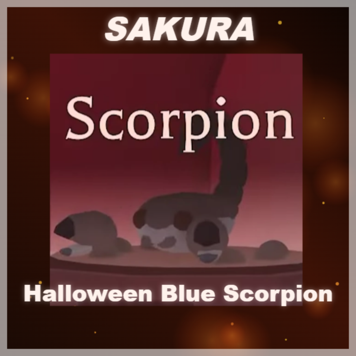 ⭐ Halloween Blue Scorpion ⭐