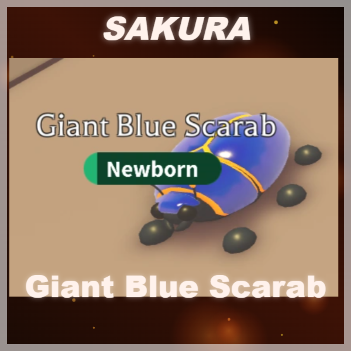 ⭐ Giant Blue Scarab ⭐