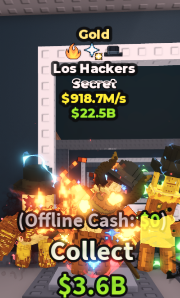GOLD LOS HACKERS 918.7M/S (MATTEO + 2 TRAITS) – STEAL A BRAINROT – FAST DELIVERY & TRUSTED #G7XP2N