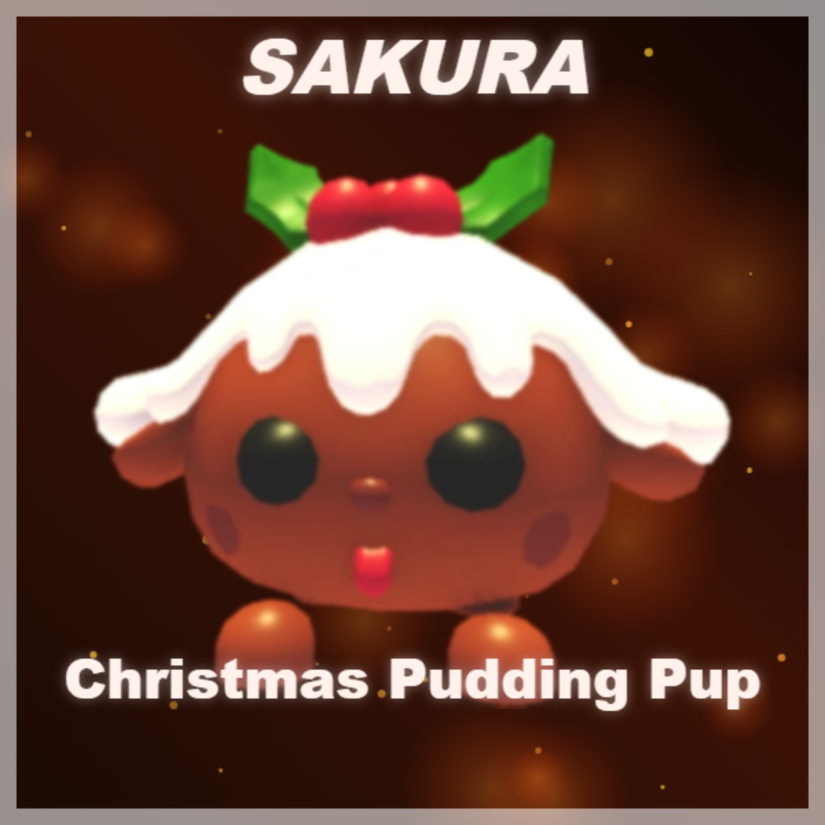 ⭐ Christmas Pudding Pup ⭐