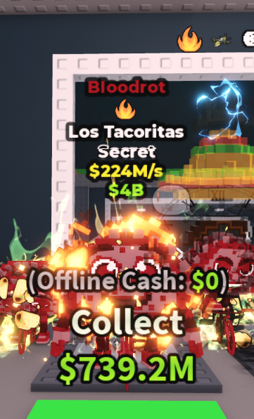 BLOODROT LOS TACORITAS 224M/S (FIRE) – STEAL A BRAINROT – FAST DELIVERY & TRUSTED #Q8M4L9