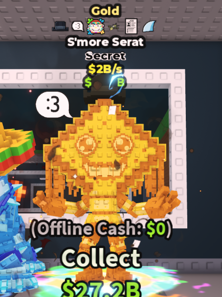 GOLD S'MORE SERAT 2B/S (JOB + 5 TRAITS) – STEAL A BRAINROT – FAST DELIVERY & TRUSTED #V9R3X5