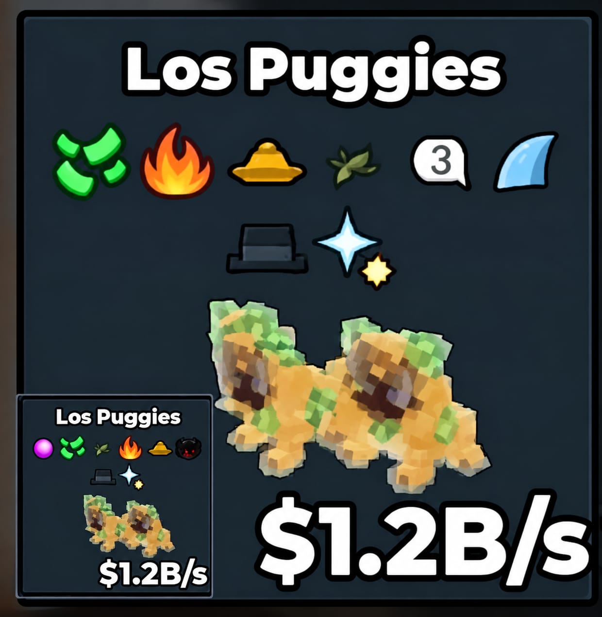 BS9615 Bundles Los Puggies Total Income 2,4b/s | FAST DELIVERY