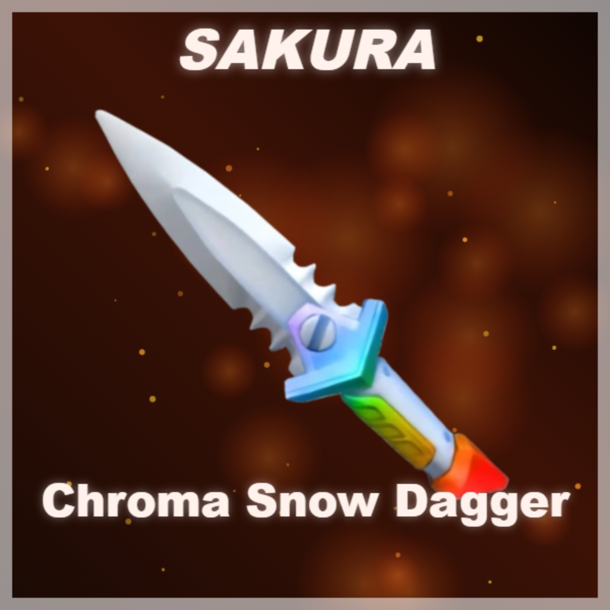 ⭐ Chroma Snow Dagger ⭐
