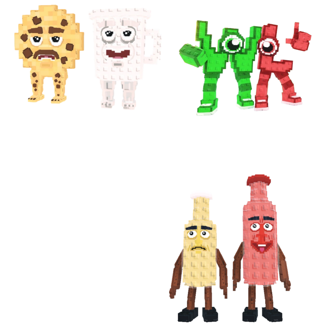 [BUNDLE] - 🍦 1x Cooki and Milki 🍦 1x Ketchuru and Musturu 🍦 1x W or L (WorL)