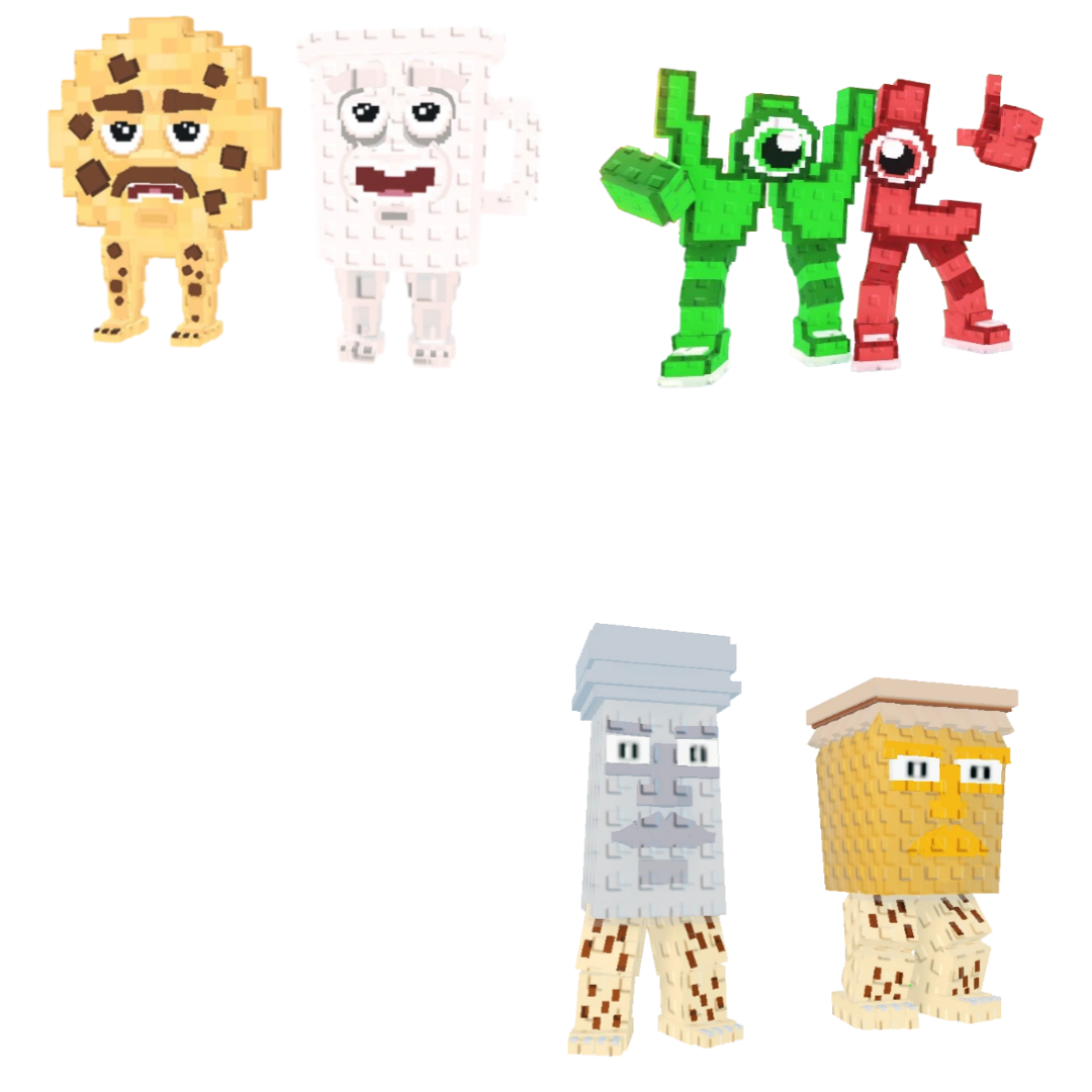 [BUNDLE] - 🍨 1x Cooki and Milki 🍨 1x Garama and Madundung 🍨 1x W or L (WorL)