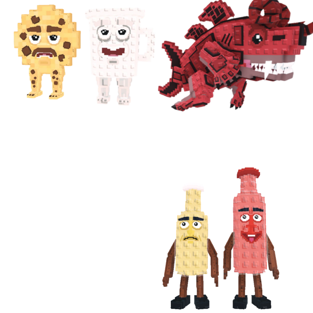 [BUNDLE] - 🧁 1x Cooki and Milki 🧁 1x Ketchuru and Musturu 🧁 1x Eviledon