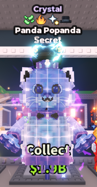 CRYSTAL PANDA POPANDA 1.9B/S (MONEY + 3 TRAITS) – STEAL A BRAINROT – FAST DELIVERY & TRUSTED #K3Q6P8