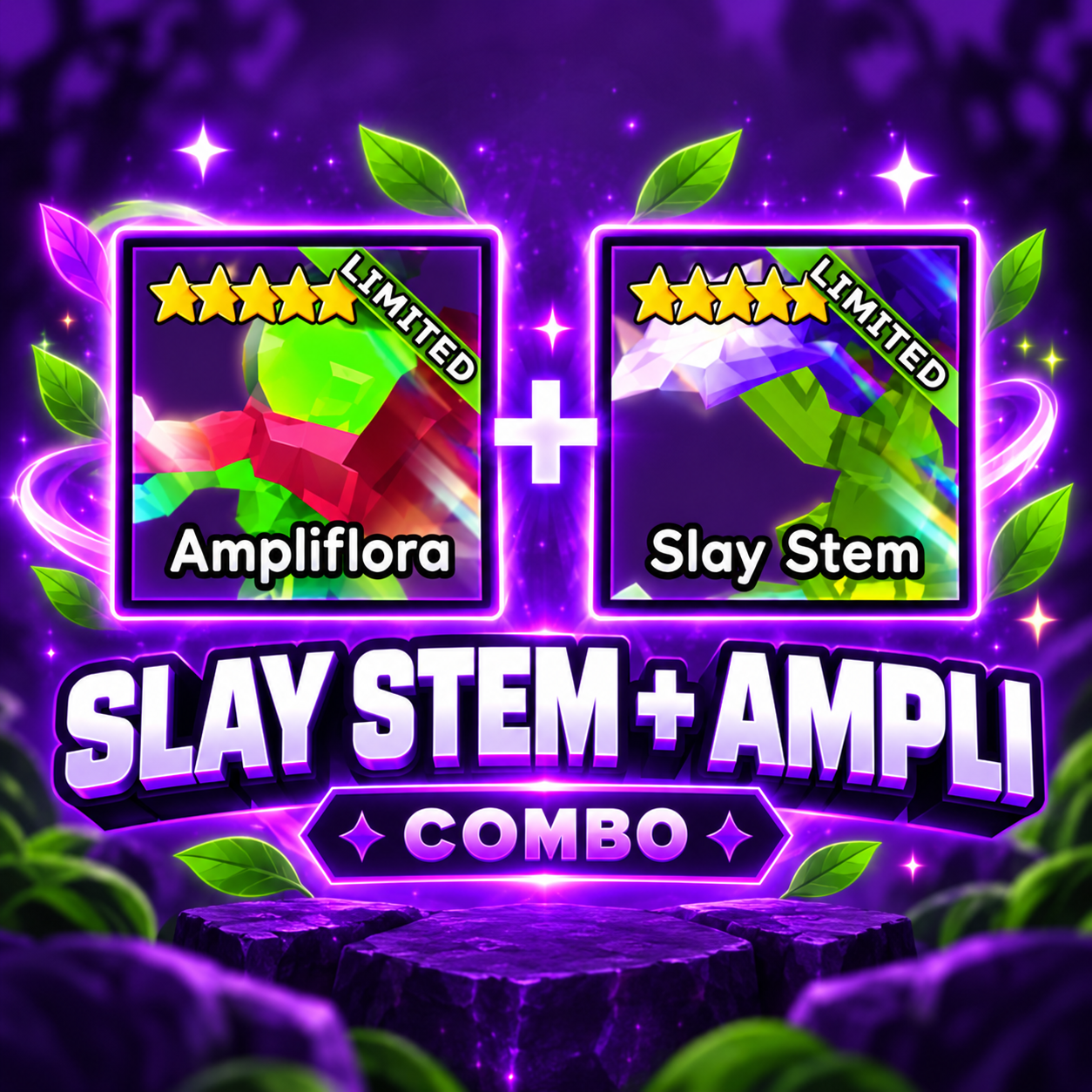 [🔥] PACK | ☄️ SLAY STEM + AMPLIFLORA