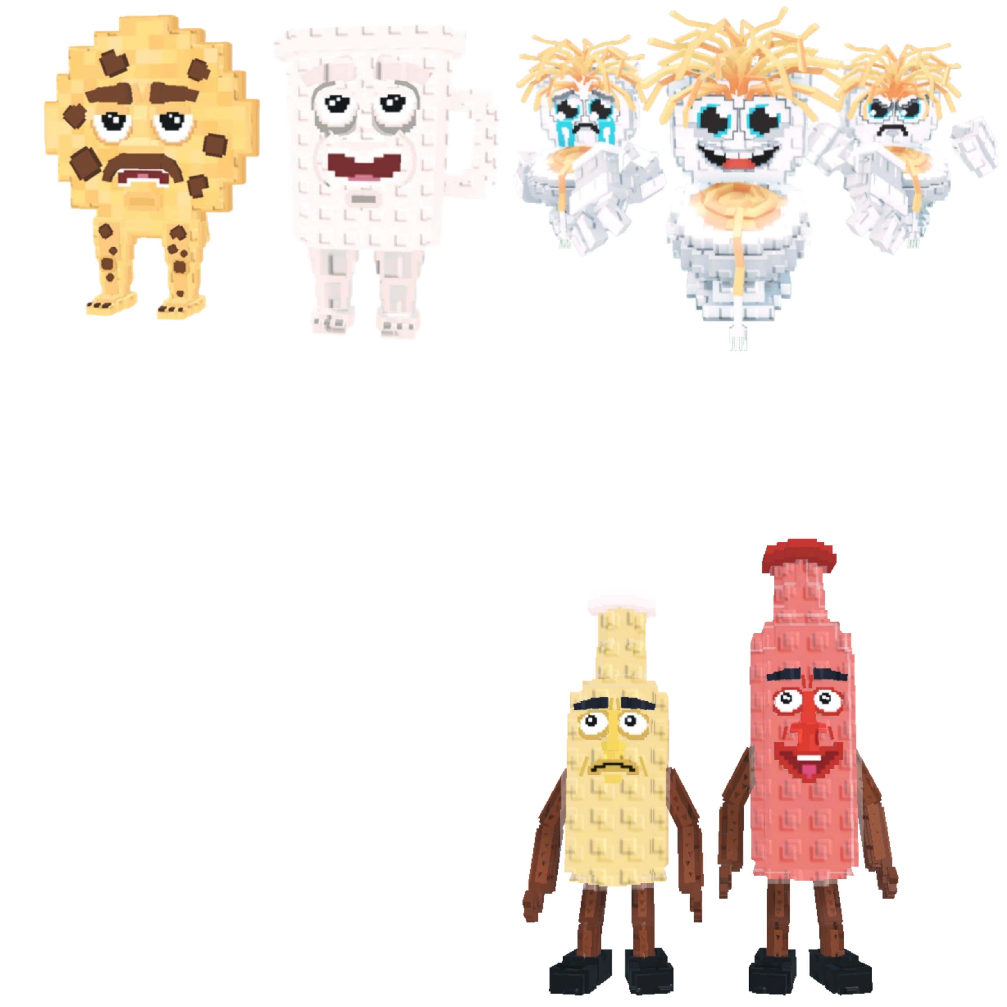 [BUNDLE] - 🥛 1x Cooki and Milki 🥛 1x Ketchuru and Musturu 🥛 1x Los Spaghettis