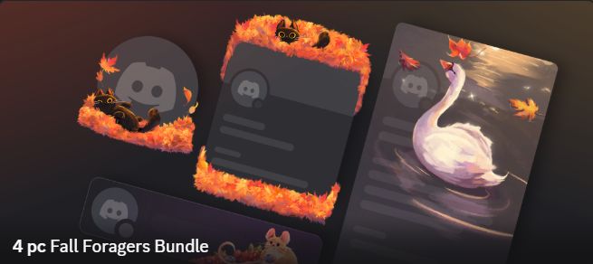Fall Foragers Bundle ( Avatar + Nameplate + Profile Effect + Profile Frame )🔥Cheap Decoration $16.99