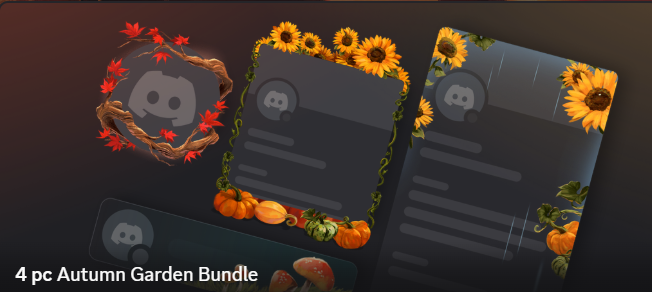 Autumn Garden Bundle ( Avatar + Nameplate + Profile Effect + Profile Frame )🔥Cheap Decoration $16.99