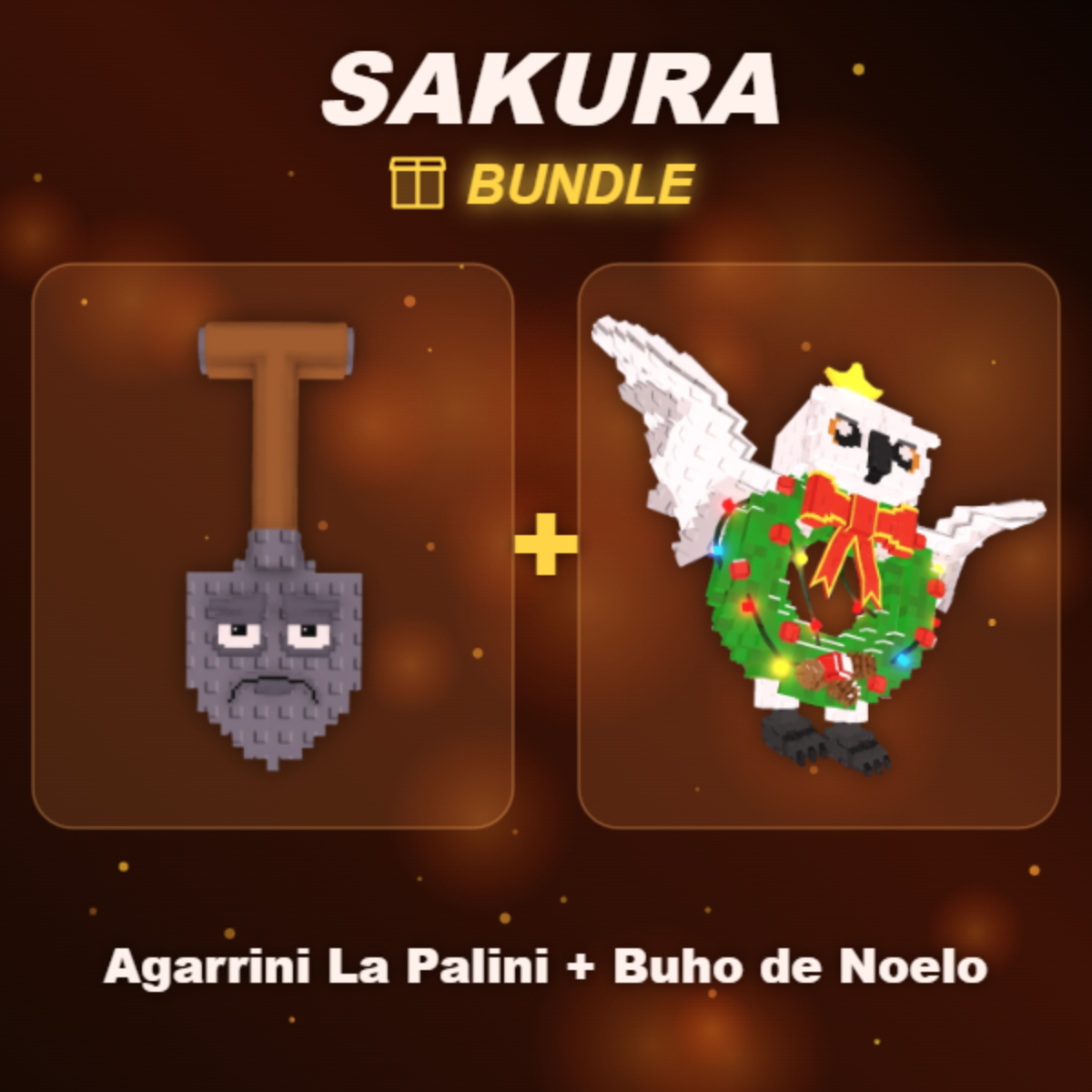 📦 BUNDLE ⭐ Agarrini La Palini + Buho de Noelo ⭐