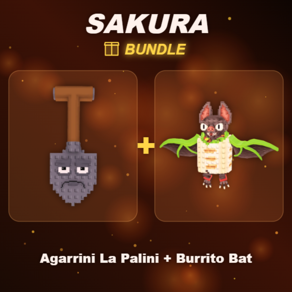 📦 BUNDLE ⭐ Agarrini La Palini + Burrito Bat ⭐