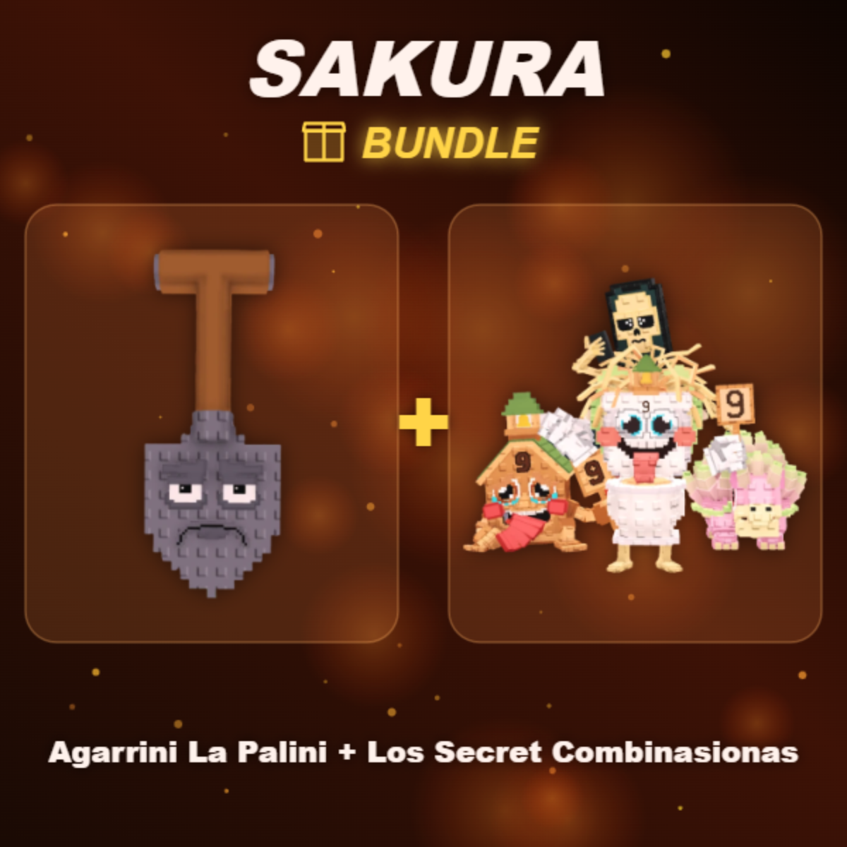 📦 BUNDLE ⭐ Agarrini La Palini + Los Secret Combinasionas ⭐