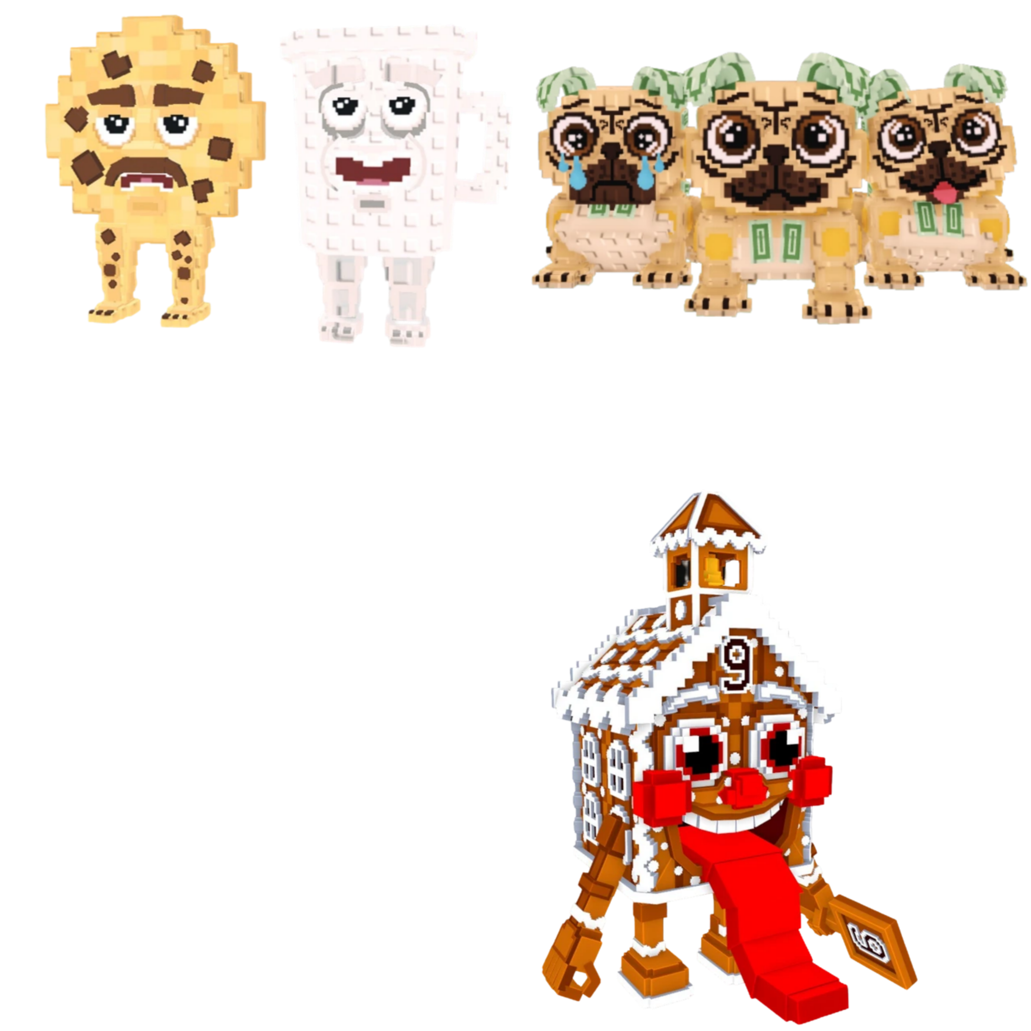[BUNDLE] - 🎆 1x Cooki and Milki 🎆 1x La Ginger Sekolah 🎆 1x Los Puggies