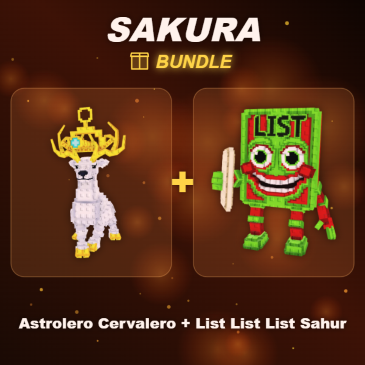 📦 BUNDLE ⭐ Astrolero Cervalero + List List List Sahur ⭐