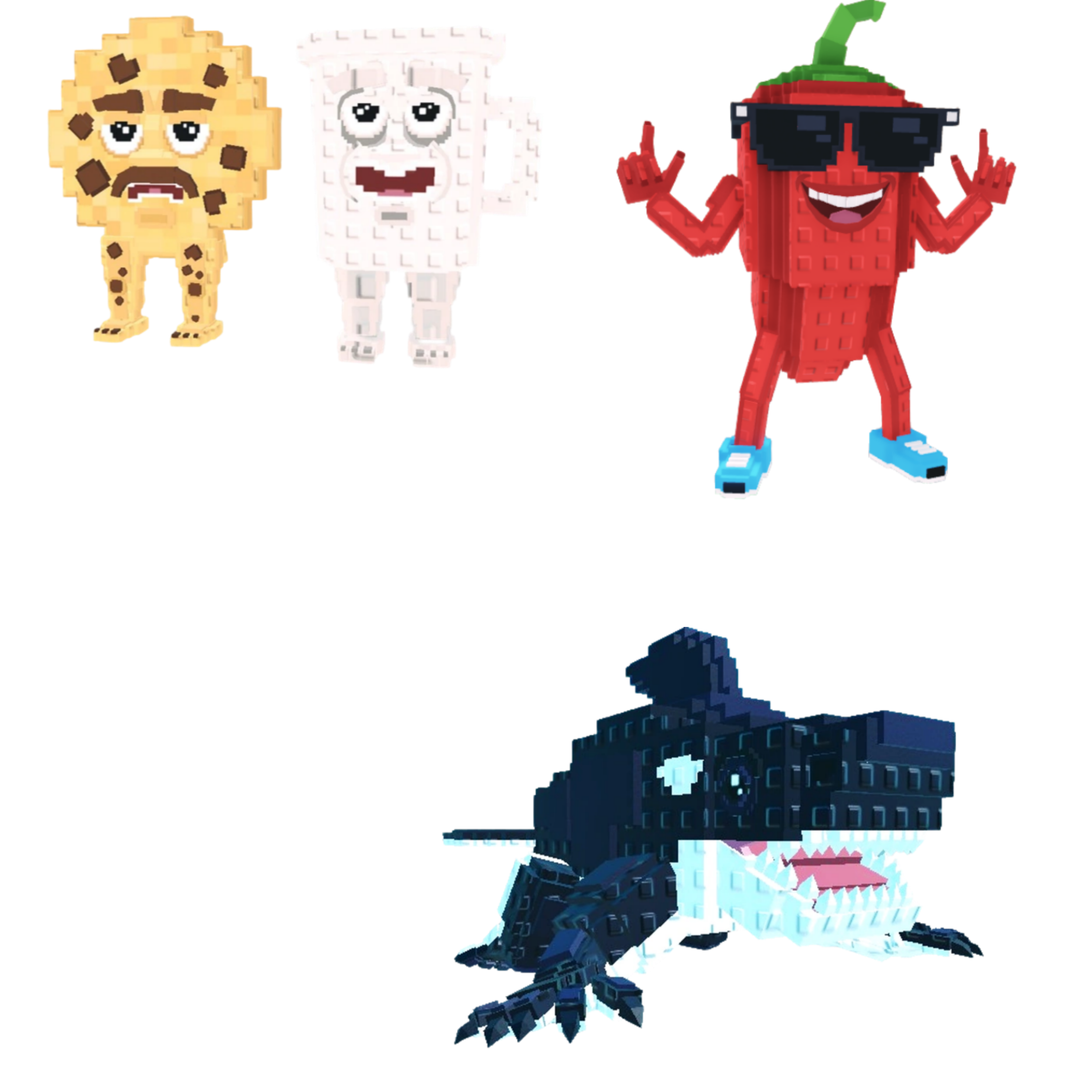 [BUNDLE] - 🎋 1x Cooki and Milki 🎋 1x Chillin Chili 🎋 1x Orcaledon