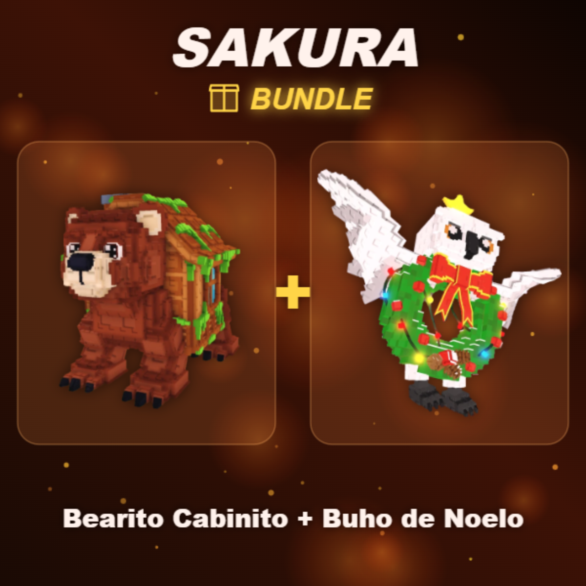 📦 BUNDLE ⭐ Bearito Cabinito + Buho de Noelo ⭐