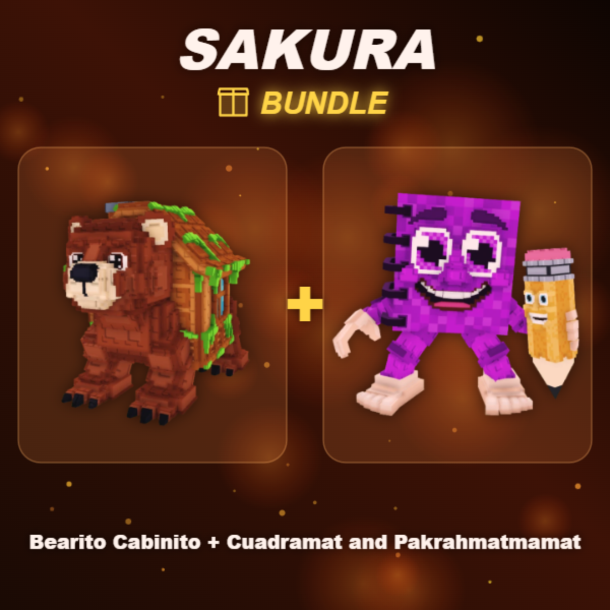 📦 BUNDLE ⭐ Bearito Cabinito + Cuadramat and Pakrahmatmamat ⭐