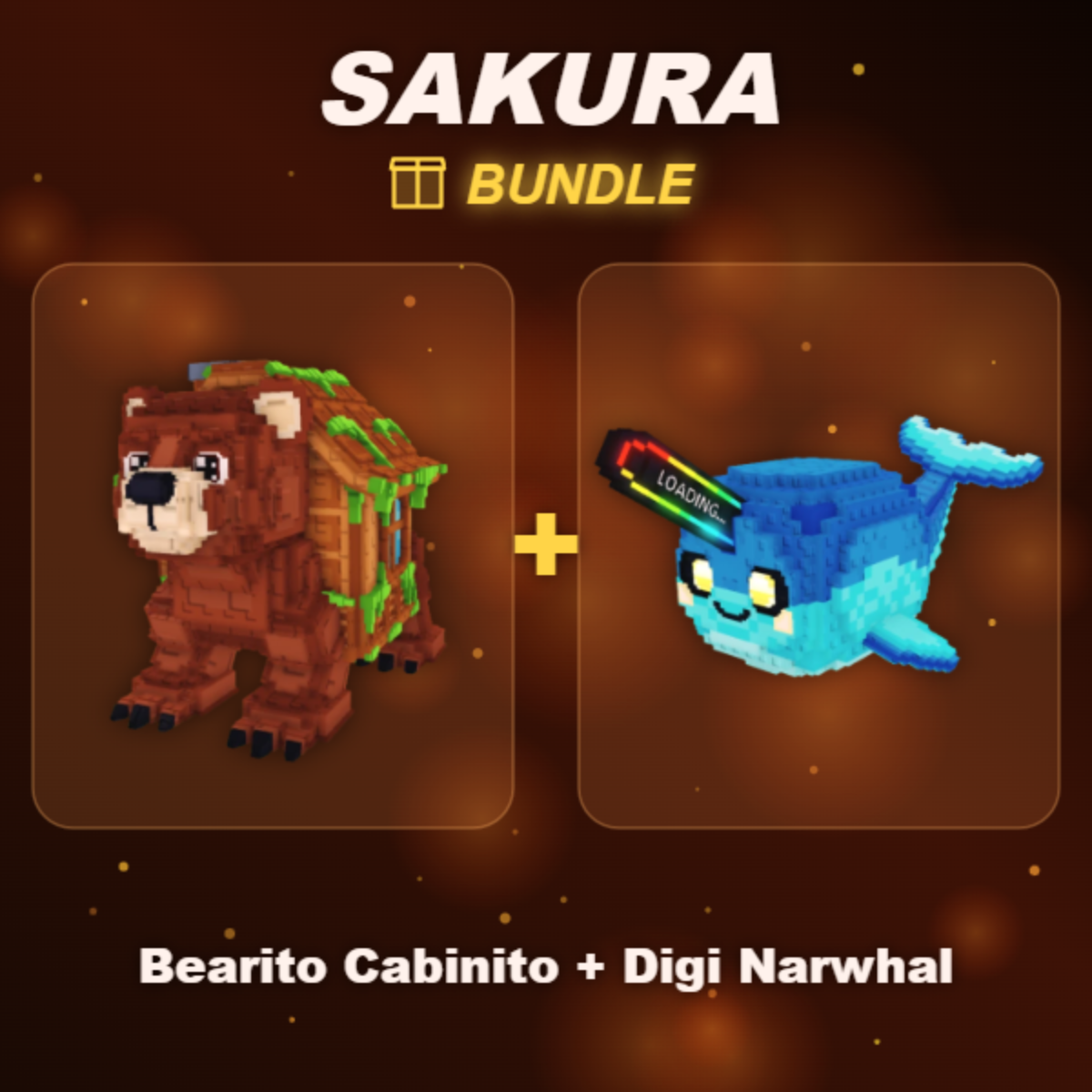 📦 BUNDLE ⭐ Bearito Cabinito + Digi Narwhal ⭐