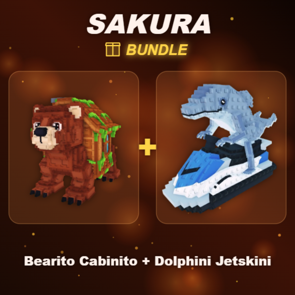📦 BUNDLE ⭐ Bearito Cabinito + Dolphini Jetskini ⭐