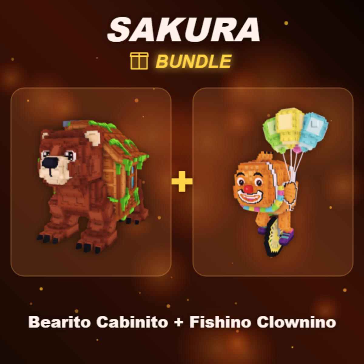 📦 BUNDLE ⭐ Bearito Cabinito + Fishino Clownino ⭐