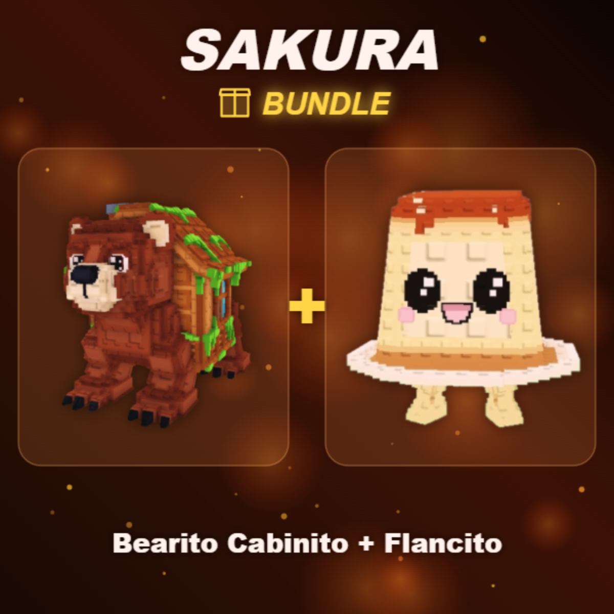 📦 BUNDLE ⭐ Bearito Cabinito + Flancito ⭐