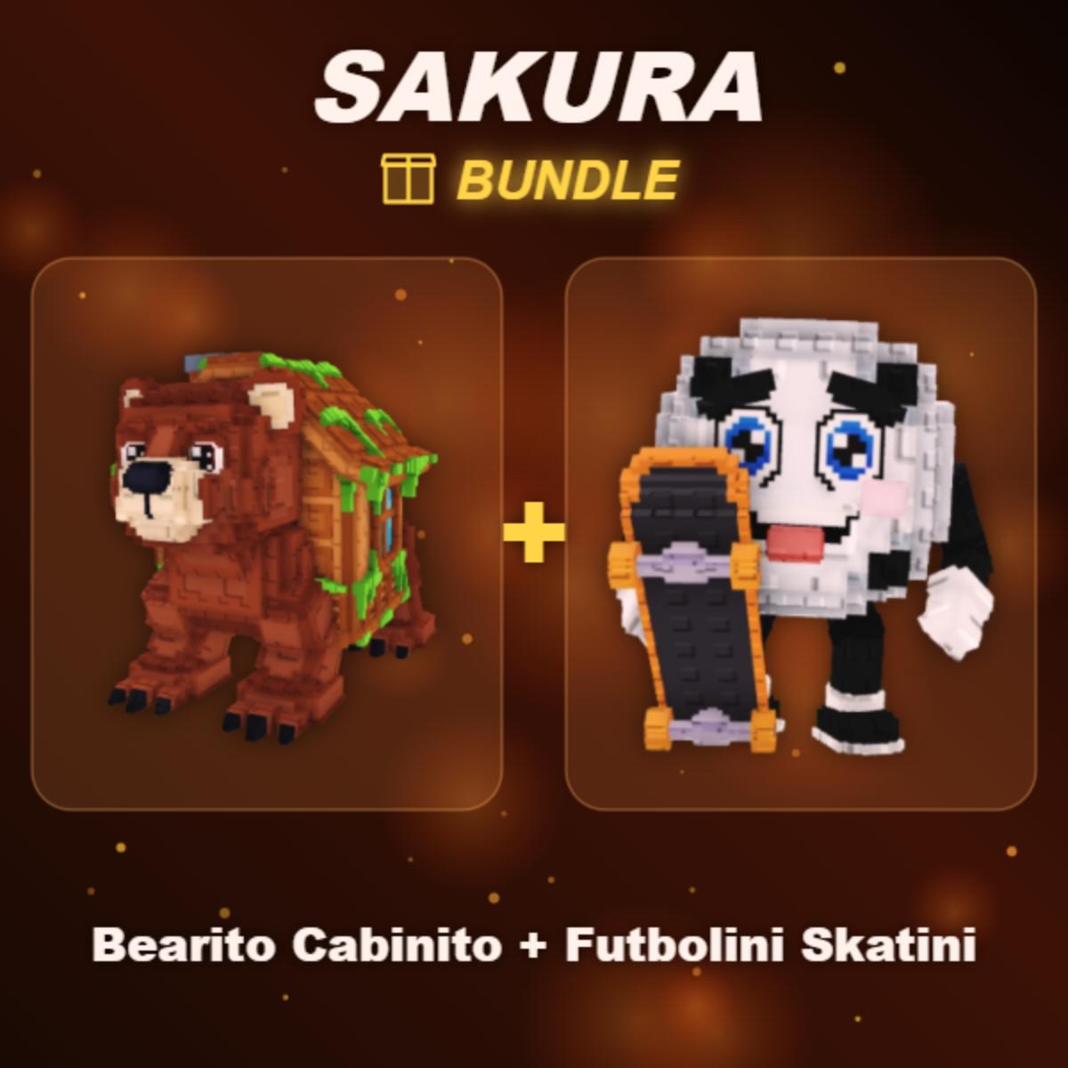 📦 BUNDLE ⭐ Bearito Cabinito + Futbolini Skatini ⭐