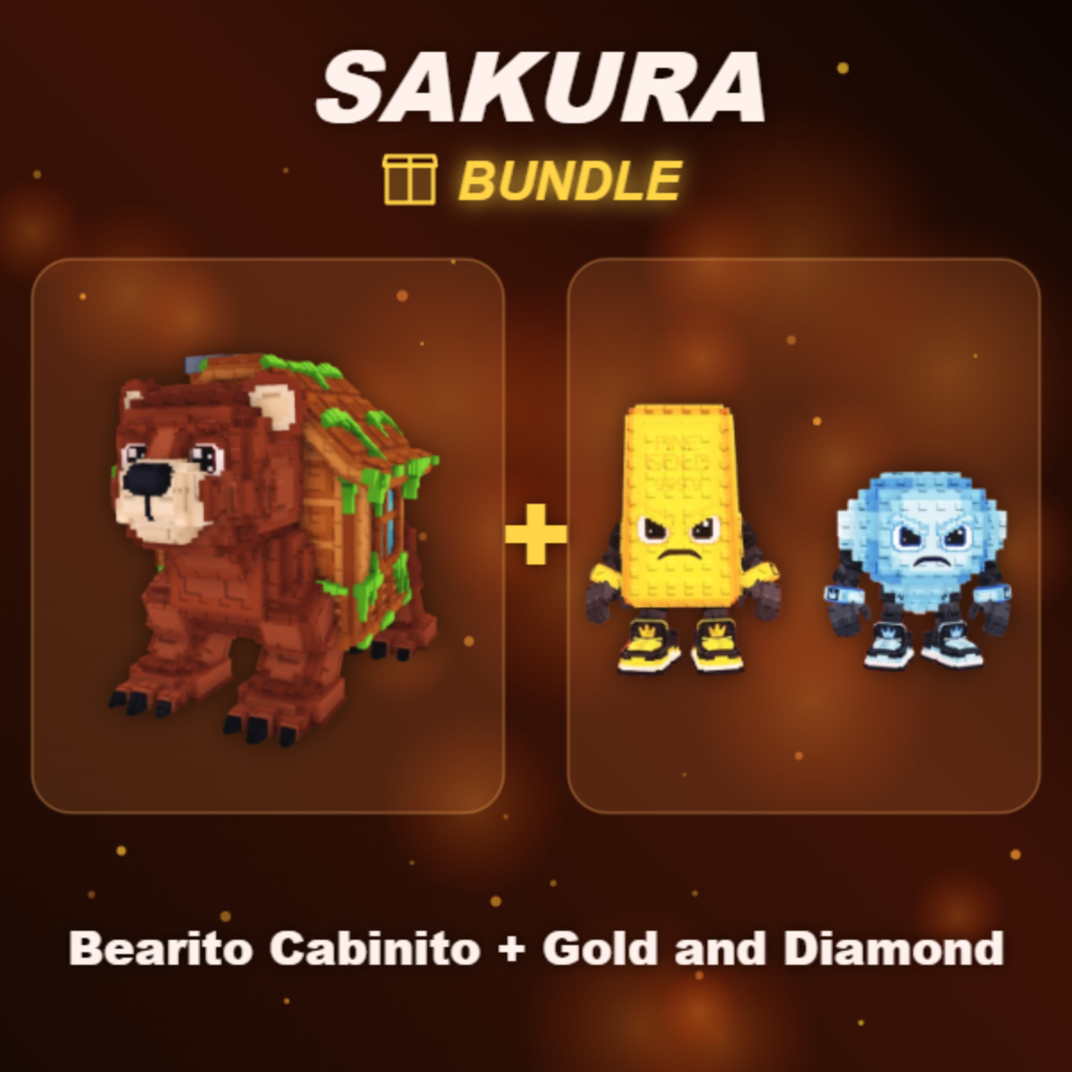 📦 BUNDLE ⭐ Bearito Cabinito + Gold and Diamond ⭐