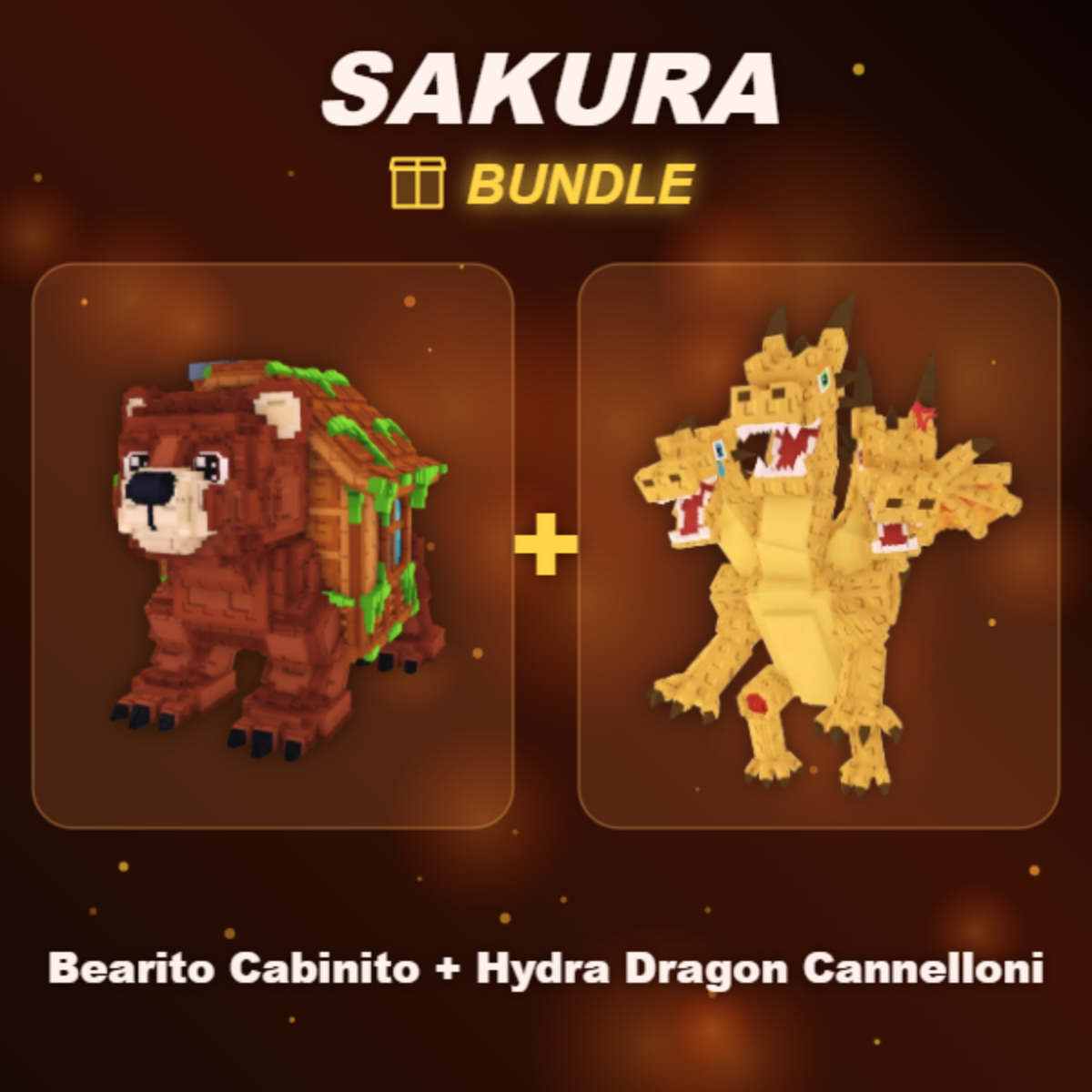 📦 BUNDLE ⭐ Bearito Cabinito + Hydra Dragon Cannelloni ⭐