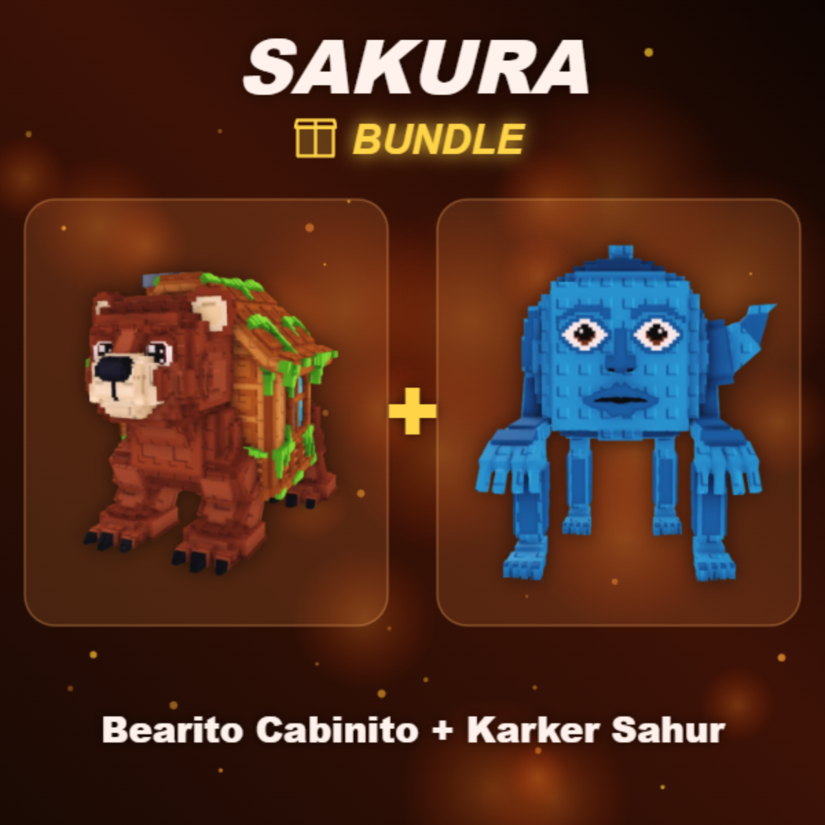 📦 BUNDLE ⭐ Bearito Cabinito + Karker Sahur ⭐