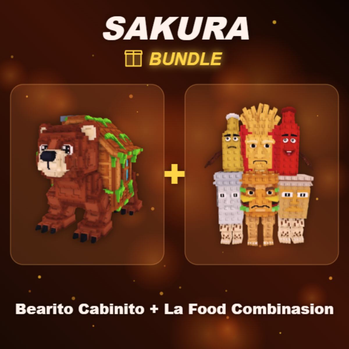 📦 BUNDLE ⭐ Bearito Cabinito + La Food Combinasion ⭐