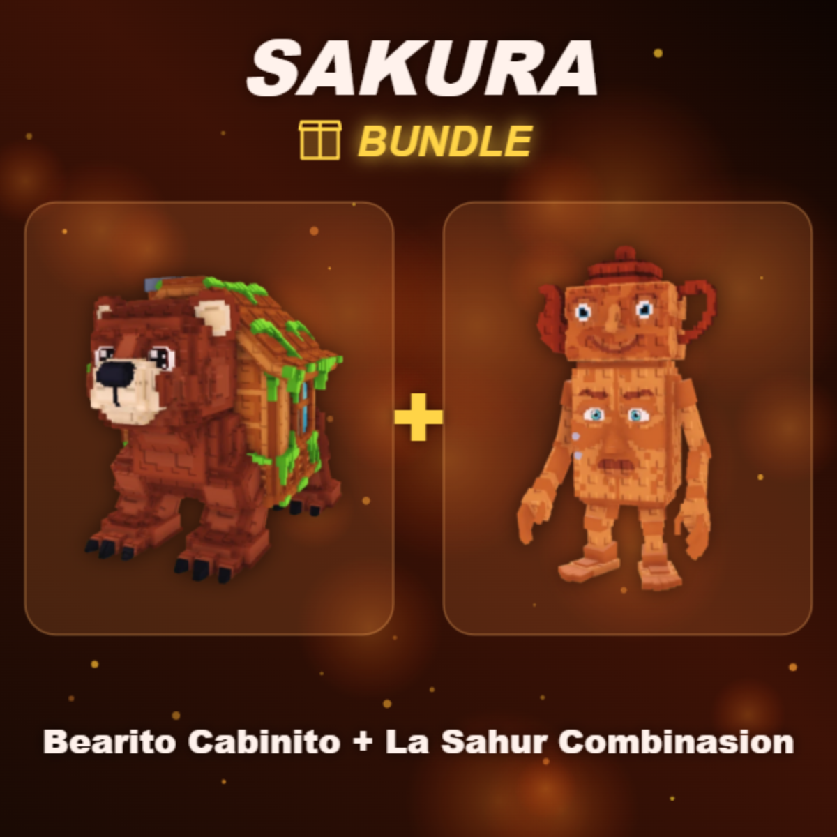 📦 BUNDLE ⭐ Bearito Cabinito + La Sahur Combinasion ⭐