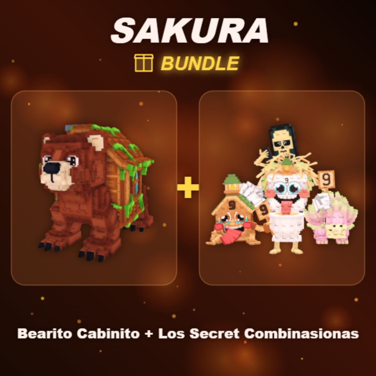 📦 BUNDLE ⭐ Bearito Cabinito + Los Secret Combinasionas ⭐